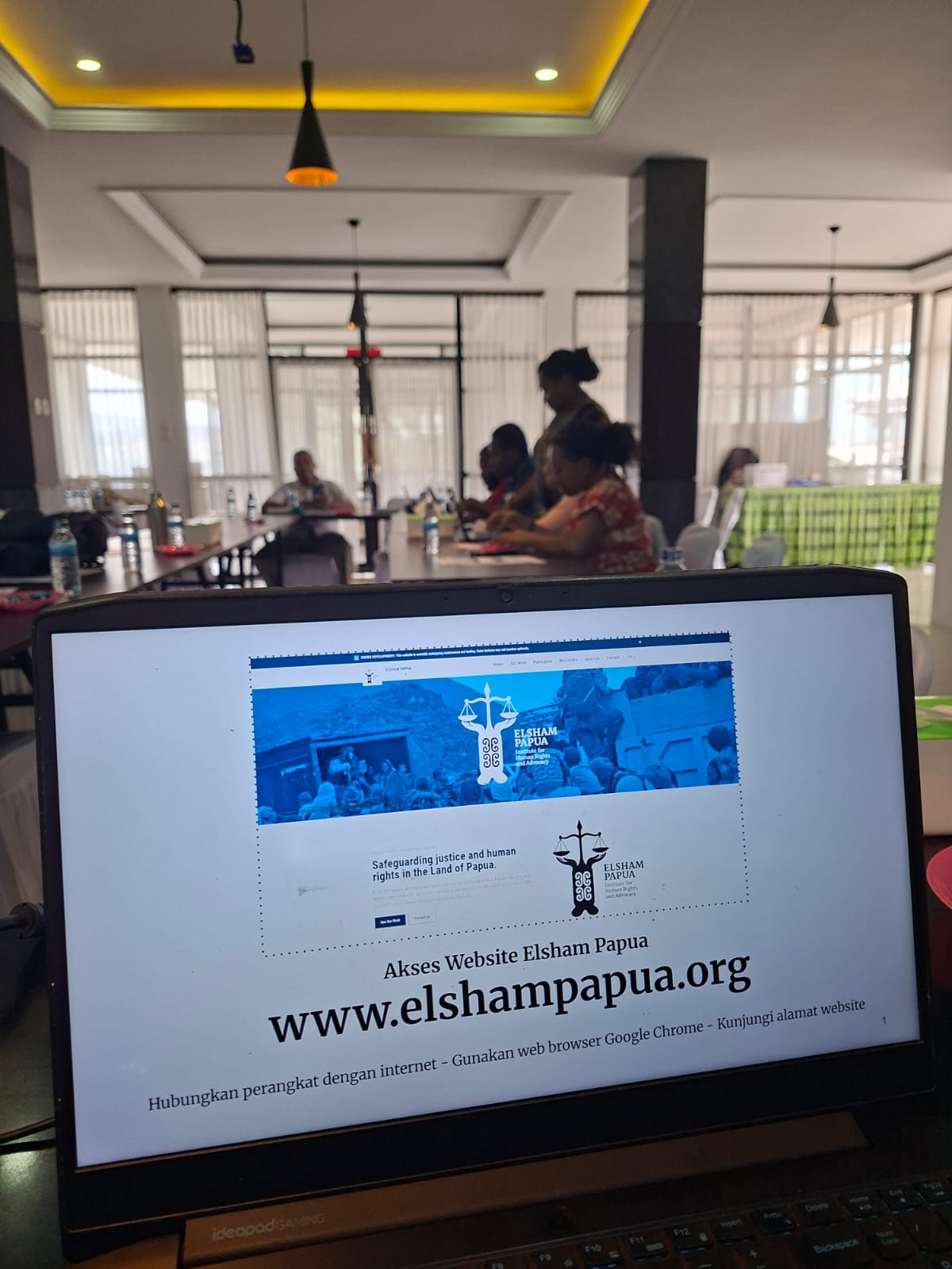 Lokakarya ELSHAM Papua: SOP Keamanan Berbasis Google Apps yang Didukung oleh CIVICUS