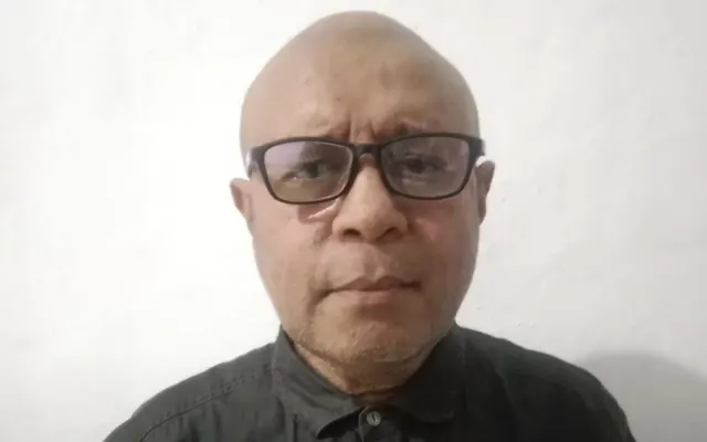 Paul Mambrasar, the director of human rights advocacy group Elsham Papua.